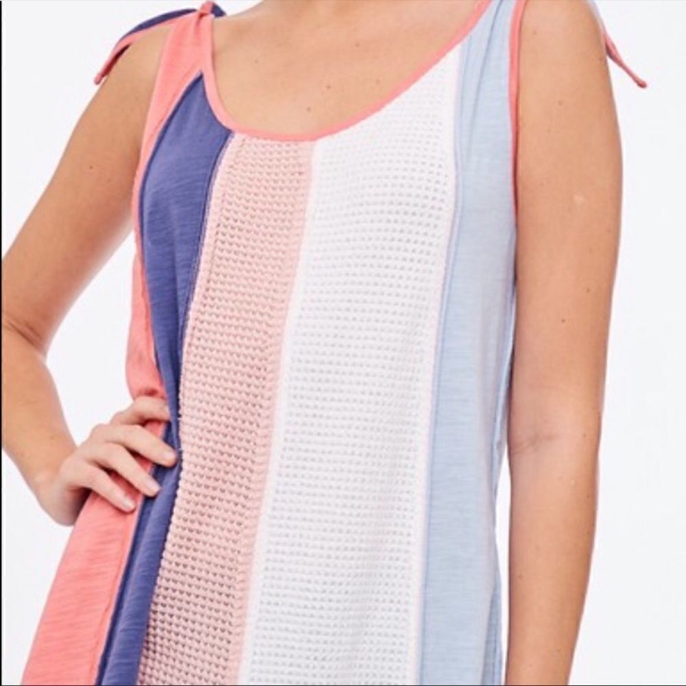 Boutique patchwork tank top 